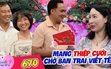 Bạn Muốn Hẹn Hò #670 |Bà mẹ MỘT CON mang THIỆP CƯỚI lên hẹn hò, nói một câu khiến chàng bấm nút luôn